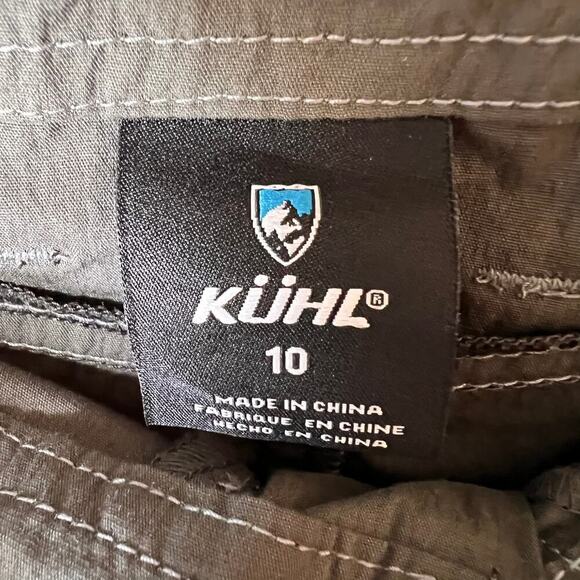 Kuhl Skirt Womens Size 10 Olive Green Khaki Carbon Kontra Outdoor Hiking - Picture 2 of 16